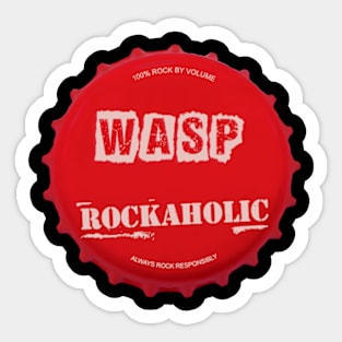 wasp ll  rockaholic Sticker